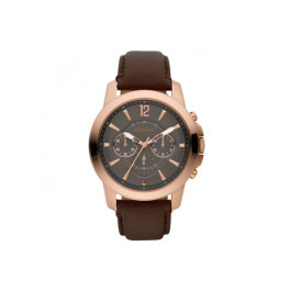 Horlogeband Fossil FS4648 Leder Bruin 22mm
